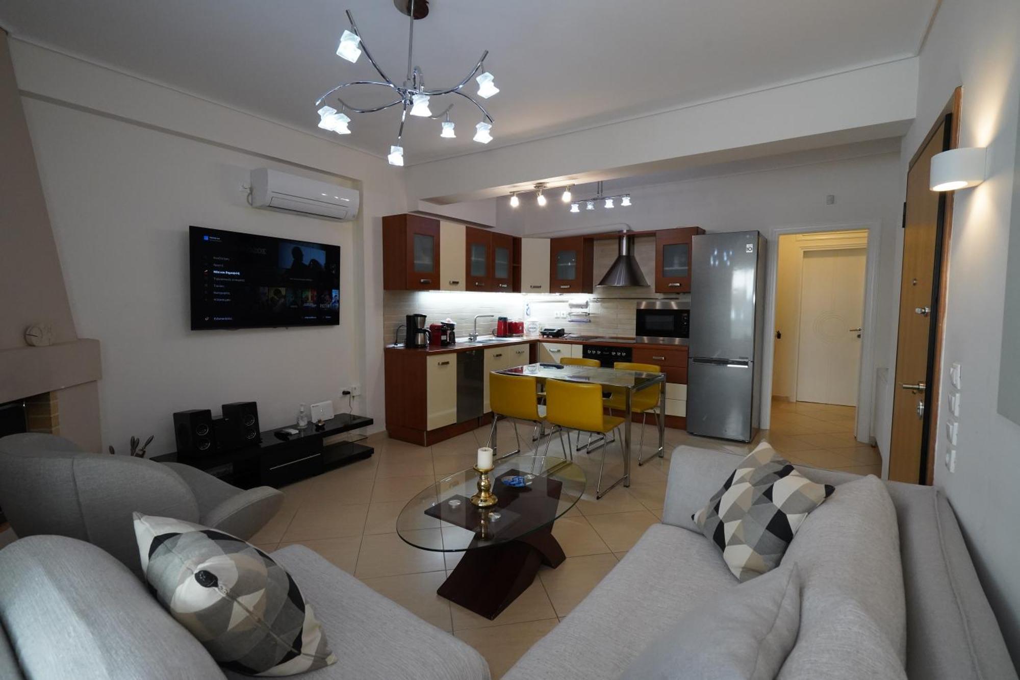 Garden Apartment Next To The Mall -Private Parking Athènes Extérieur photo